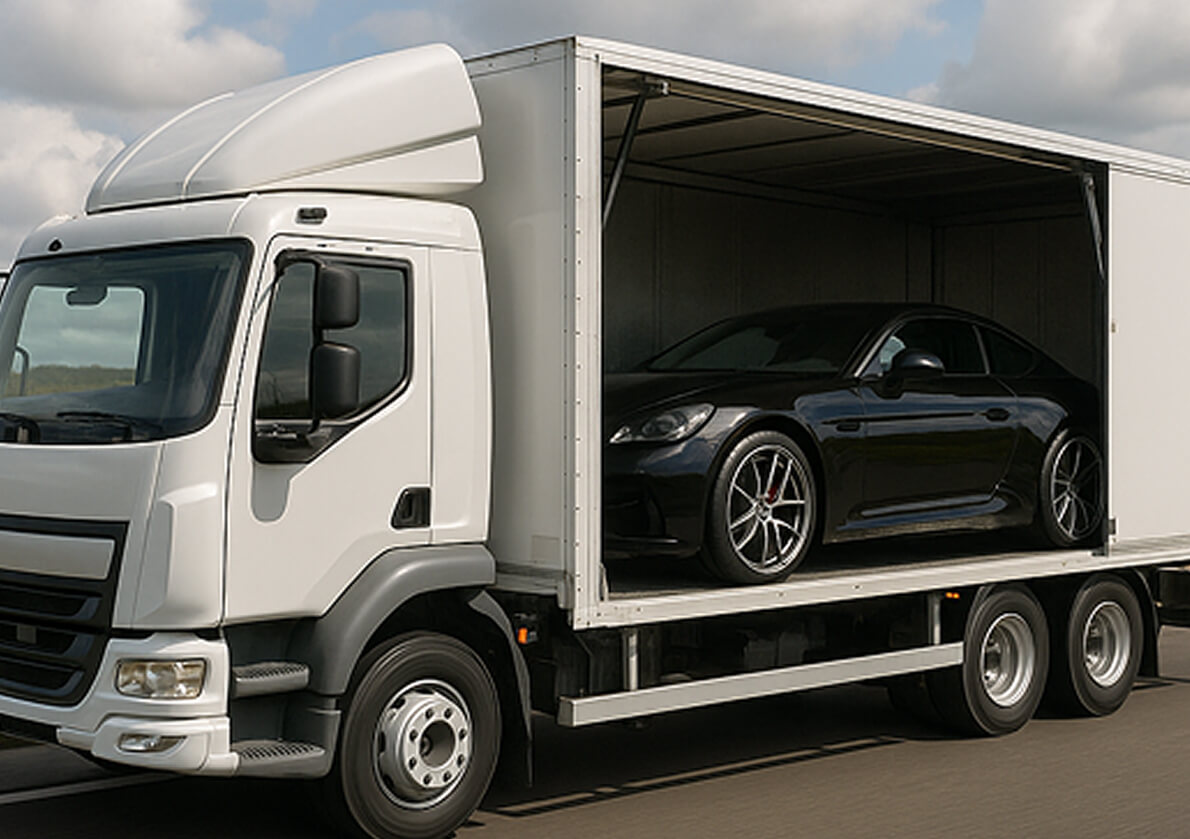Enclosed Truck Transport-image